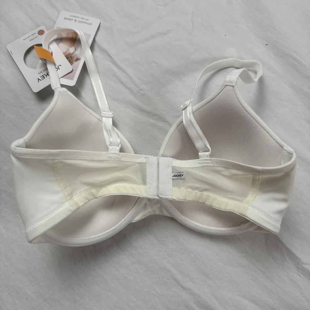 Jockey Microfiber Underwire Lined‎ T-shirt Bra Mesh Wings, Foam Cup